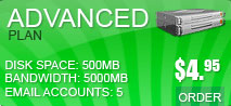 Advanced Hosting Plan